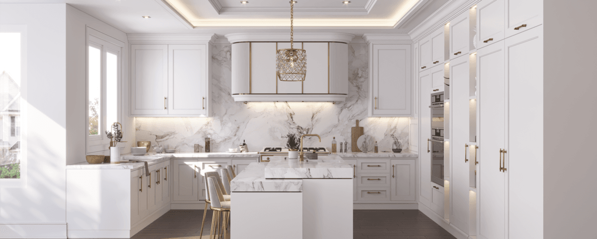 white modern kitchen