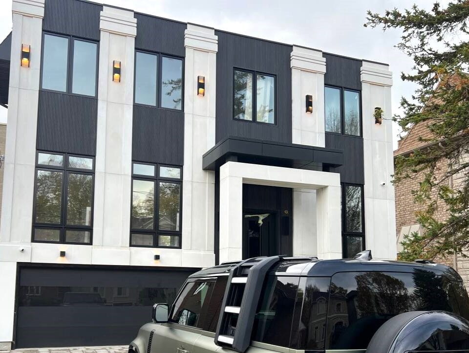 transitional house design #01