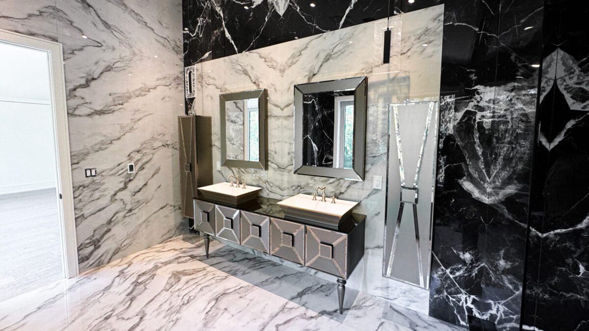 washroom storage design