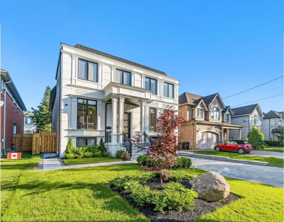 Transitional custom home design